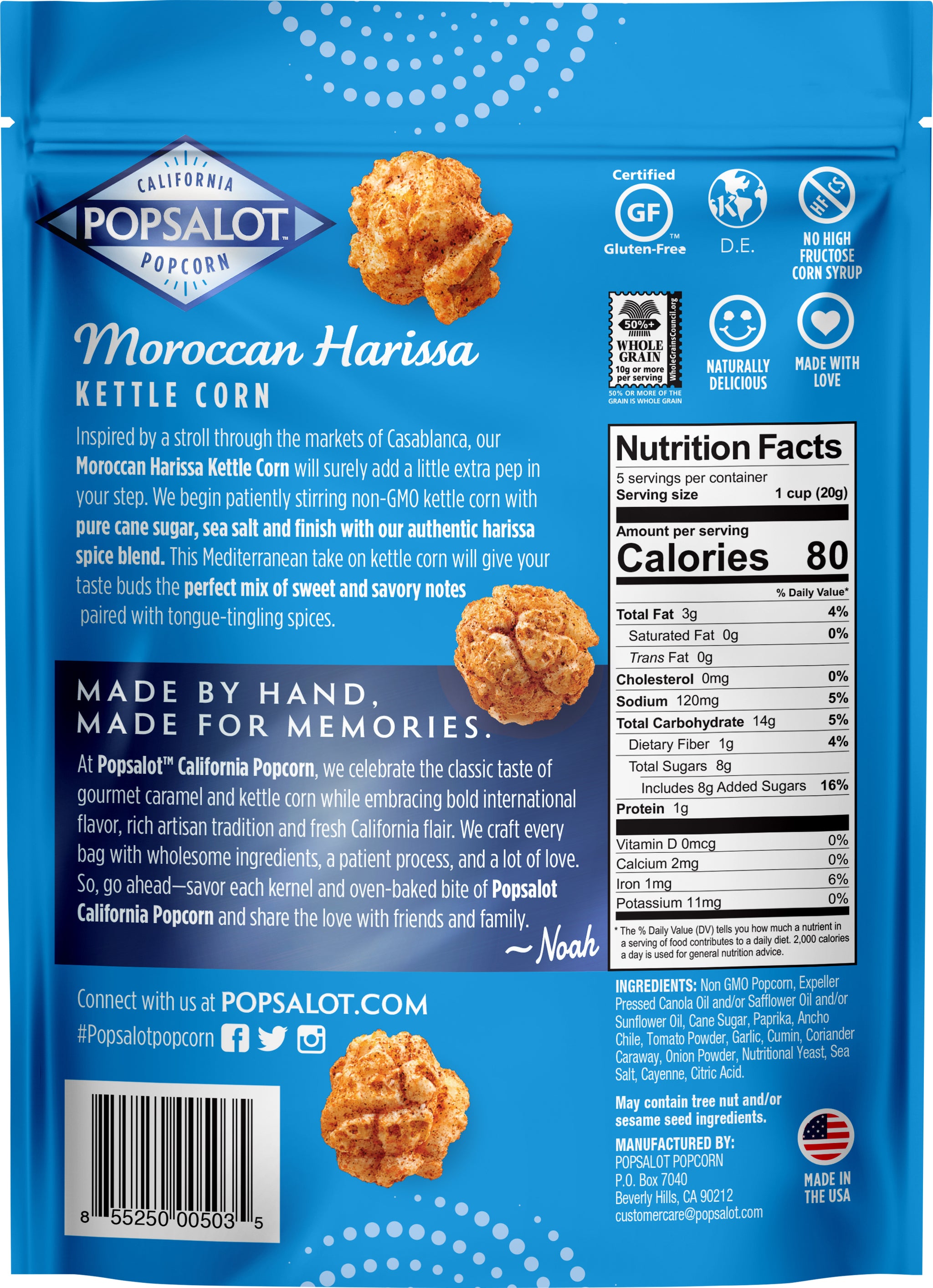 Gourmet Popcorn | Moroccan Harissa Kettle Popcorn – Popsalot